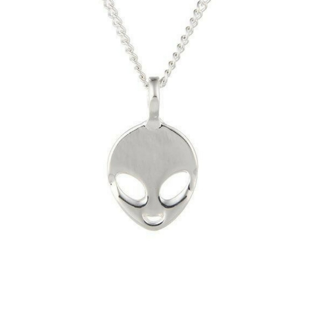 🆕️ Alien Necklace 👽 - Silver - Dogeared Necklace